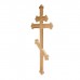 Крест пластмассовый восьмиконечный крашенный